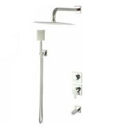 شیر حمام ویوات توکار کلاس ۱ فلت کروم راسان