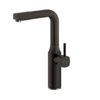 شیر ظرفشویی یونیک مشکی کروم شودر