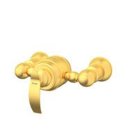 شیر آفتابه گلوریس طلایی مات شودر