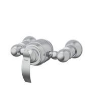 شیر آفتابه گلوریس کروم شودر