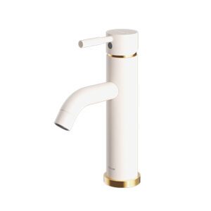 شیر روشویی ثابت مدل مارینو شیری طلایی