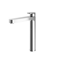 شیر روشویی پایه بلند تاین کروم شودر