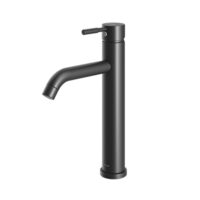 شیر روشویی پایه بلند مارینو مشکی شودر