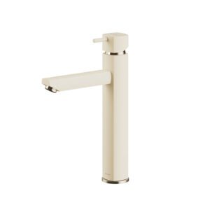 شیر روشویی پایه بلند مدل یونیک شیری کروم