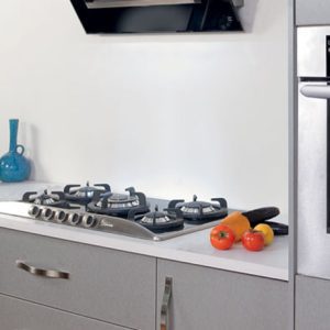 گاز استیل و شیشه