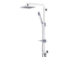 علم یونیکا فلت سفید با شلنگ فلزی قهرمان