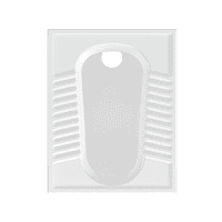 توالت زمینی چینی کرد مدل آزالیا آبریز بسته