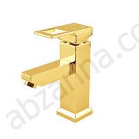 شیر روشویی فلت رویال طلایی قهرمان