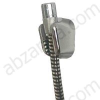 شلنگ توالت آنتی باکتریال کروم مشکی قهرمان