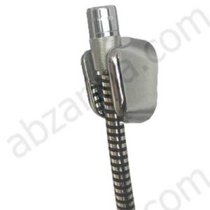 شیلنگ توالت آنتی باکتریال کروم مشکی قهرمان