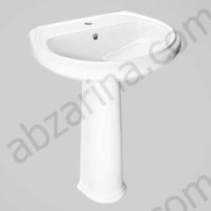 روشویی چینی کرد مدل ژاسمین 62