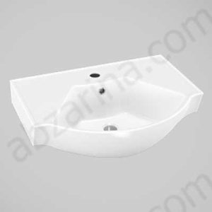 سنگ روشویی روکابینتی چینی کرد مدل گلبرگ 61