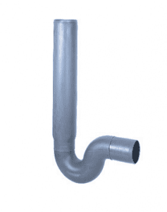 سیفون پلی اتیلن یک تکه با درپوش پوش فیت