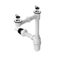 سیفون سینک دولگنه محک (خروجی کنار)