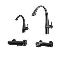 ست شیرآلات زو مشکی KWC