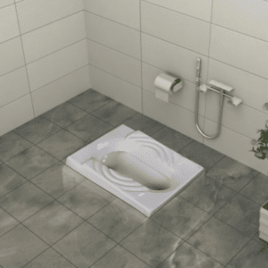 توالت زمینی سهند چینی گلسار