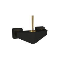 شیر آفتابه تیفانی  مشکی طلایی شودر