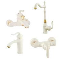 ست شیرآلات لوکا شیری طلایی شودر