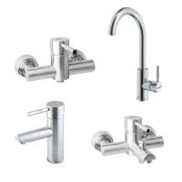 ست شیرآلات موناکو پلاس کروم مات شودر