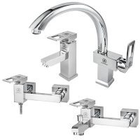 ست شیرآلات فلت رویال قهرمان با ظرفشویی علم گرد