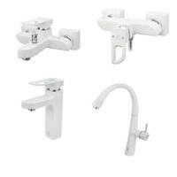 ست شیرآلات موج سفید کروم قهرمان