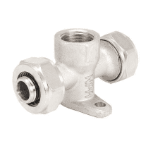 سه راهی ۱۸۰ صفحه دار توپیچ کوپلی ۲۰×۱/۲×۲۰ نیوپایپ