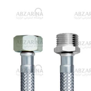 شلنگ رابط 1/2 استیل 30 سانت ایلکو