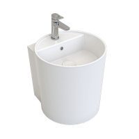 روشویی نیم پایه چینی کرد مدل آوینا