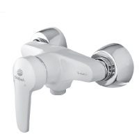 شیرآفتابه سفید کروم مهتاب شیبه