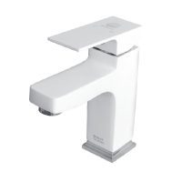 شیر روشویی سفید کروم سپیدان شیبه