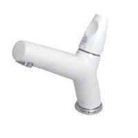 شیر روشویی سفید کروم ماهور شیبه