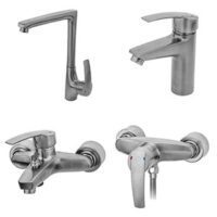 ست شیرآلات بهادر کروم مات قهرمان