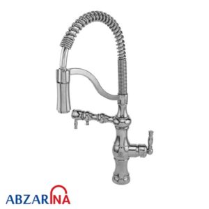 شیر ظرفشویی دومنظوره آنتیک کروم قهرمان