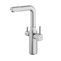 شیر ظرفشویی دومنظوره یونیک کروم مات شودر