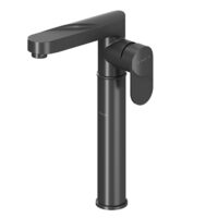 شیر روشویی پایه بلند اسمارت مشکی شودر