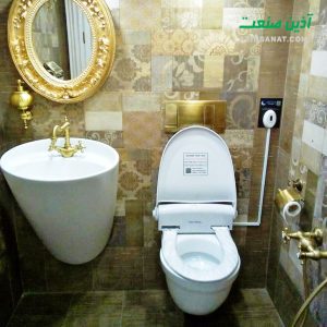 کاور زن توالت فرنگی