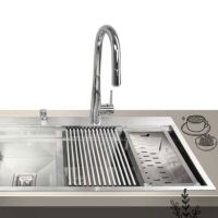 سینک ظرفشویی چندکاره؛ ترند جدید آشپزخانه‌های مدرن