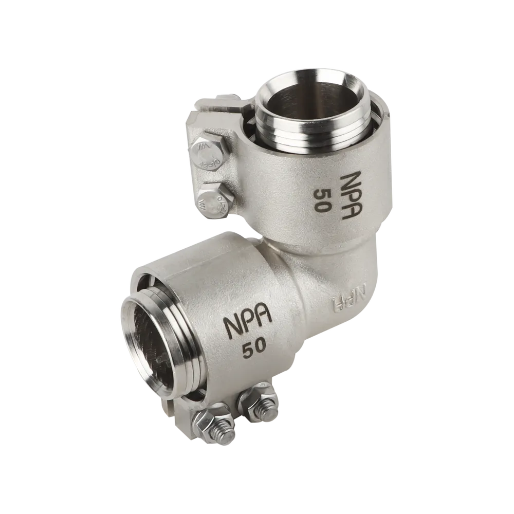 زانو ۹۰درجه کلمپی ۶۳*۶۳ نیوپایپ