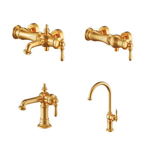 شیرآلات شودر مدل بیزانس طلایی