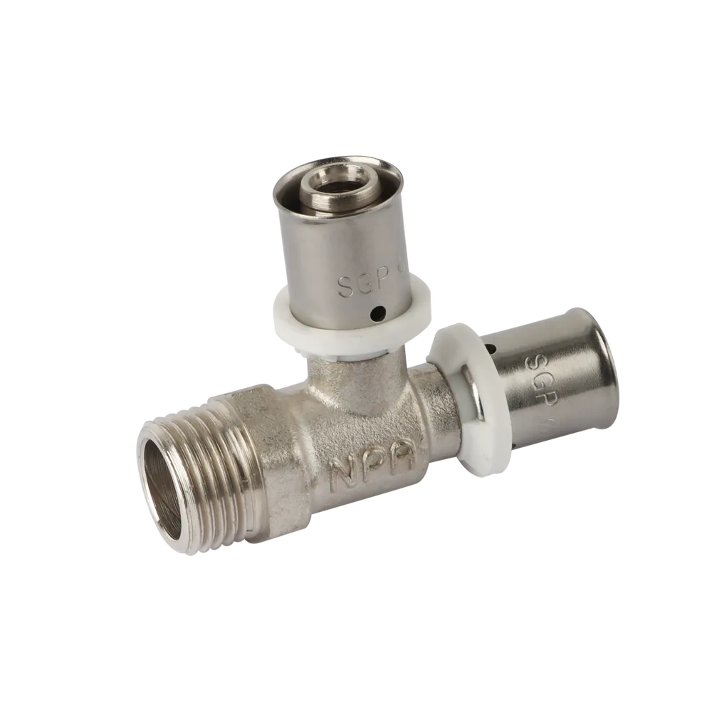 سه راهی روپیچ پرسی (مخصوص شیر توکار) ۱۶*۱۶*۱/۲ نیوپایپ