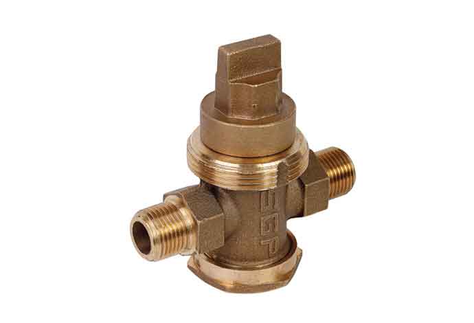 شیر قطع و وصل دوسر روپیچ تمام برنز “۱.۲ نیوپایپ