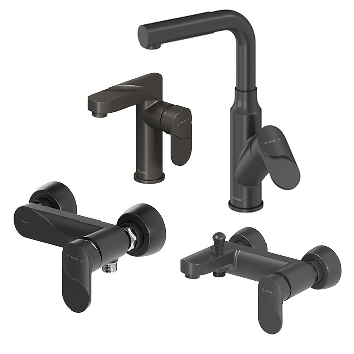 شیرآلات شودر مدل اسمارت مشکی