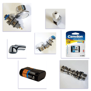 نام قطعات شیرآلات