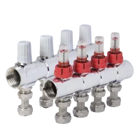 کلکتور ترموستاتیک رفت و برگشت فلومتردار کوپلی ( ۱″*۱۶)(8b) نیوپایپ