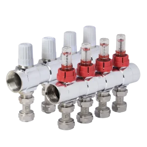 کلکتور ترموستاتیک رفت و برگشت فلومتردار( کوپلی)