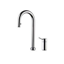 شیر ظرفشویی شاوری اینوکس کرومkwc