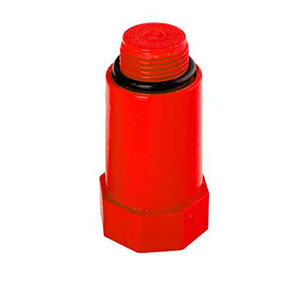 درپوش رزوه دار پایه بلند قرمز (1/2)20mm آذین و نیوپایپ