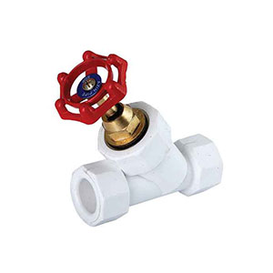 شیر فلکه 45 درجه 25mm آذین