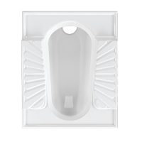 توالت زمینی چینی کرد مدل اریکا نیم گود