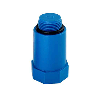 درپوش رزوه دار پایه بلند آبی (1/2)20mm آذین و نیوپایپ